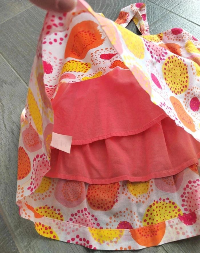 12 € Top / Blouse doublé Vertbaudet Motif fantaisie 6 ans Excellent état - photo numéro 3