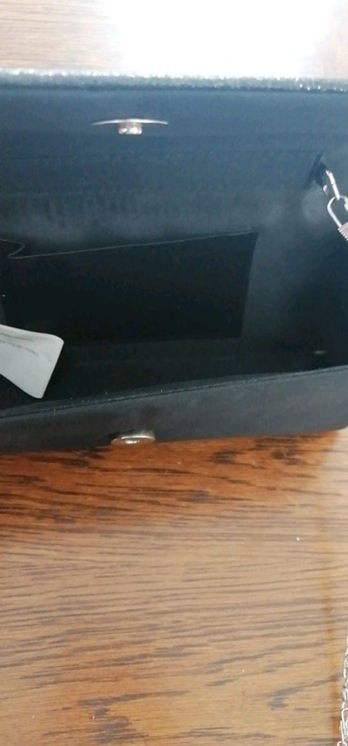 Pochette noire à paillettes - photo numéro 2