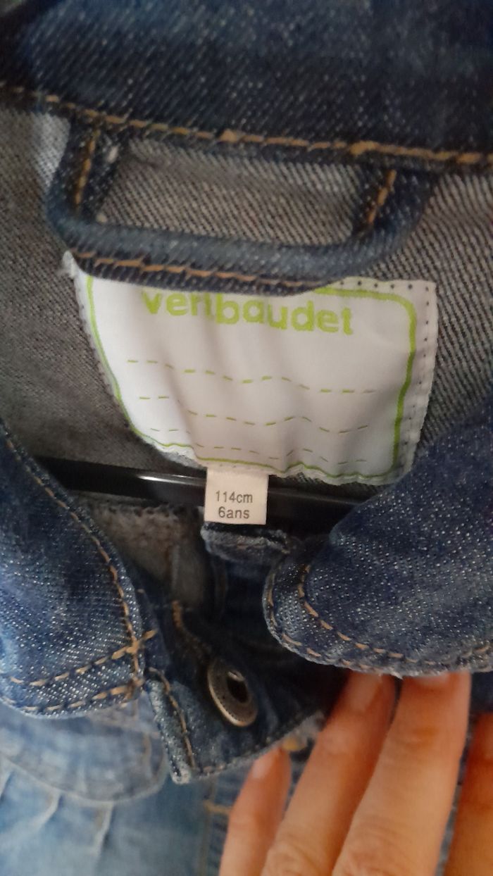 Veste en jean fille 6ans - photo numéro 3
