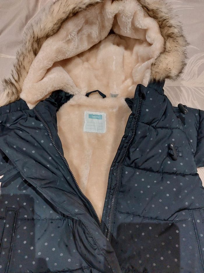 Doudoune zippée Obaibi fille 12 mois neuve sans étiquette - photo numéro 4