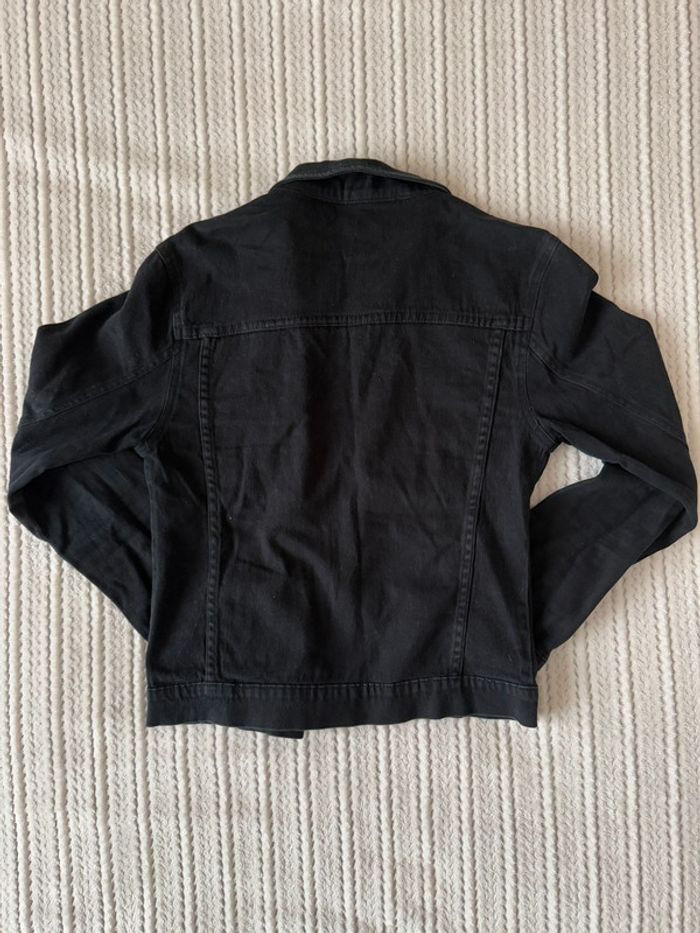 Veste en jean noir / Taille 36 - photo numéro 2