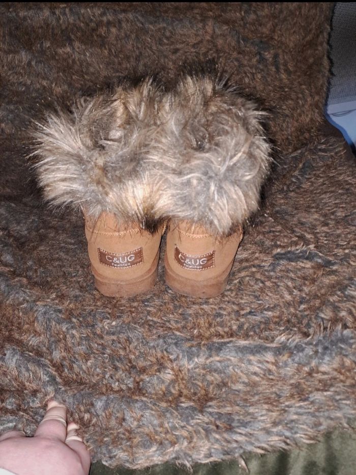 Chaussures fausse fourrure à moumoute - photo numéro 4