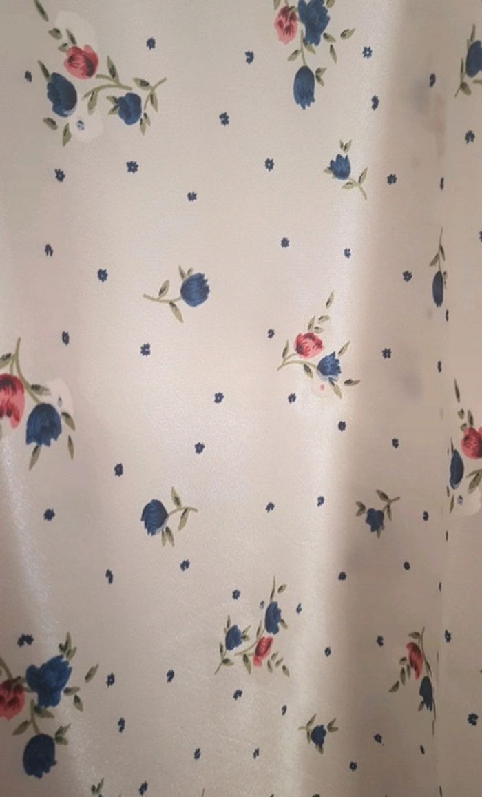Nuisette blanche à fleurs à bretelles réglables - photo numéro 3