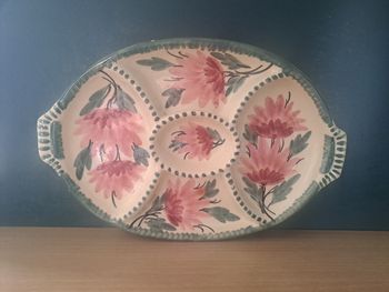 Plat / Plateau à compartiments vintage Décor Main 