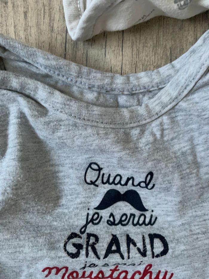 Lot 6 bodys 18 mois - photo numéro 3