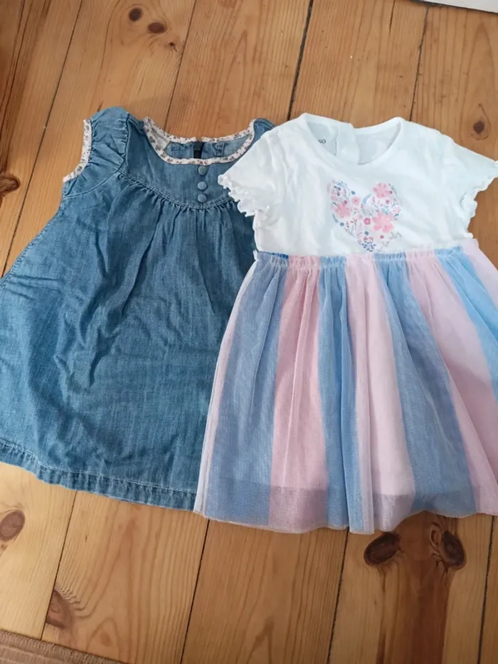 2 robes 12 mois été fille - photo numéro 7