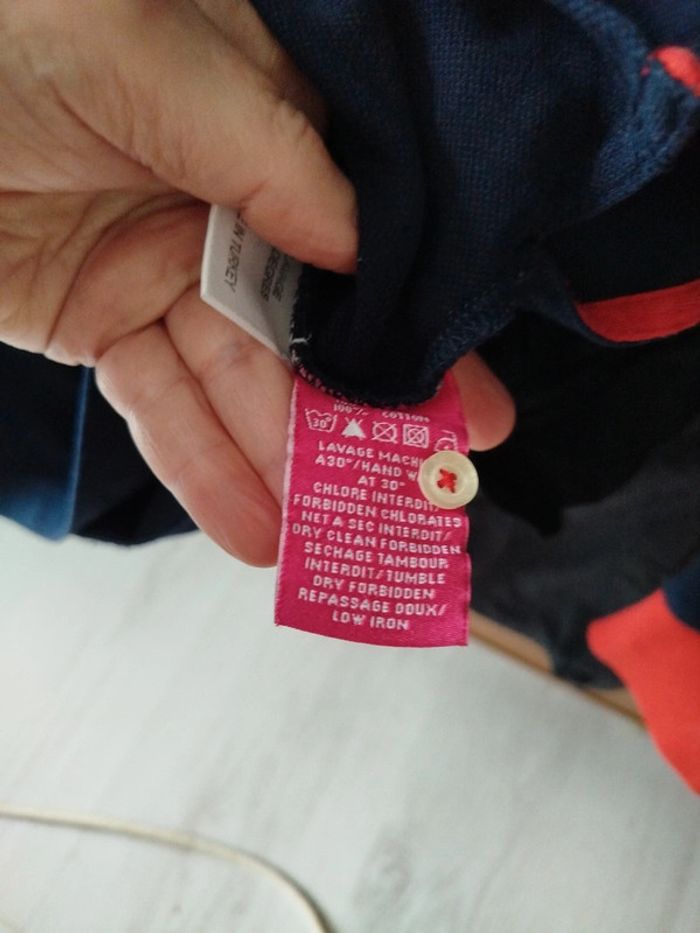 Polo rouge et marine Tour de Belle-Île taille S - photo numéro 12