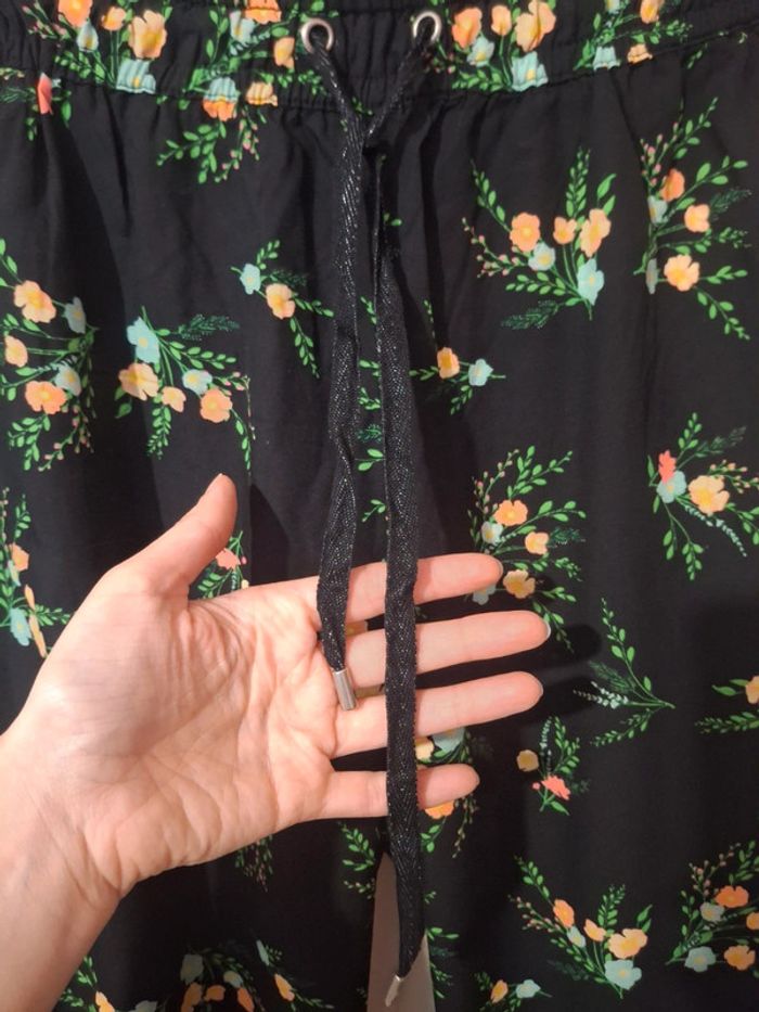 Très bel ensemble top jaune et pantalon fleuri - - photo numéro 15