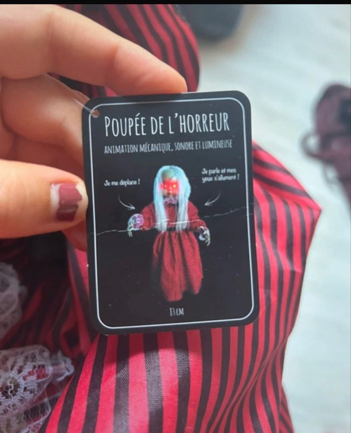 Poupée de l horreur automate 83 cm - photo numéro 3