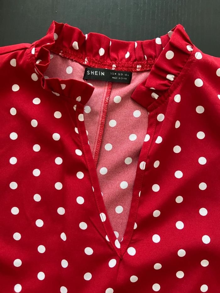 Blouse à pois / Taille M - photo numéro 5