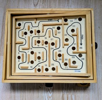 Jeu Labyrinthe bois