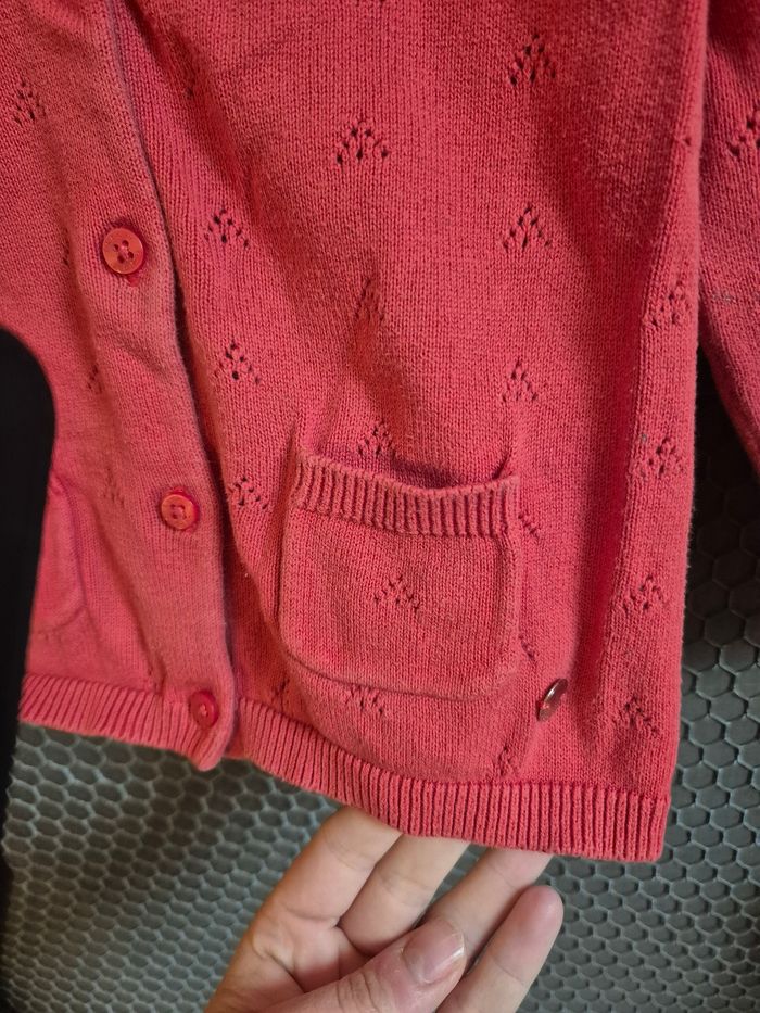 Gilet rouge Esprit t. 2 - 3 ans - photo numéro 2