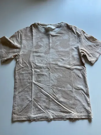Teeshirt effet tacheté beige