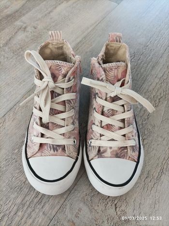 Baskets fleurs tropicales 28