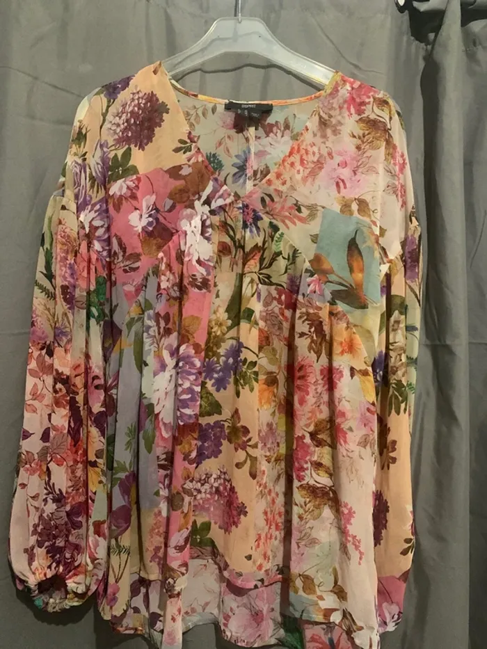 tunique avec fleurs