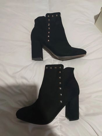 Bottines noir clouté