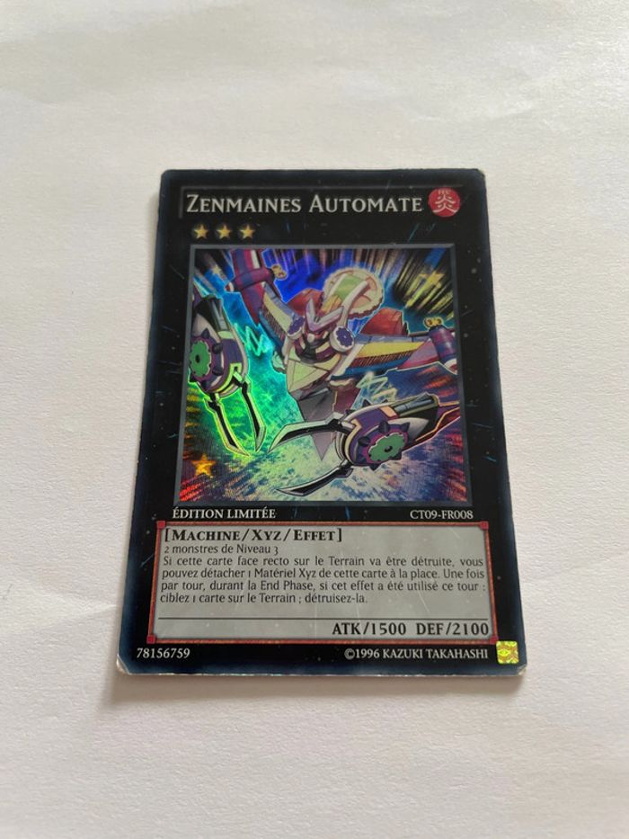 Yu-gi-oh! Zenmaines Automate CT09-FR008 / Super Rare