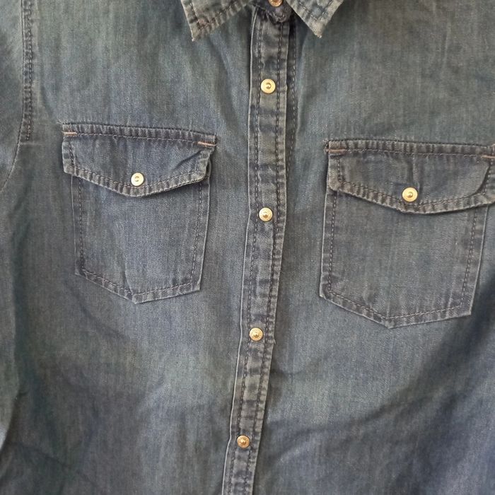 Chemise en jean Neuve Creeks taille 12 ans - photo numéro 5