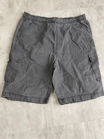 Short cargo gris