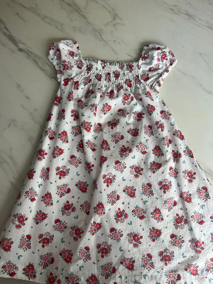 Robe Sergent Major fleuri 6 ans