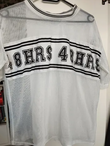 T-shirt oversize transparent