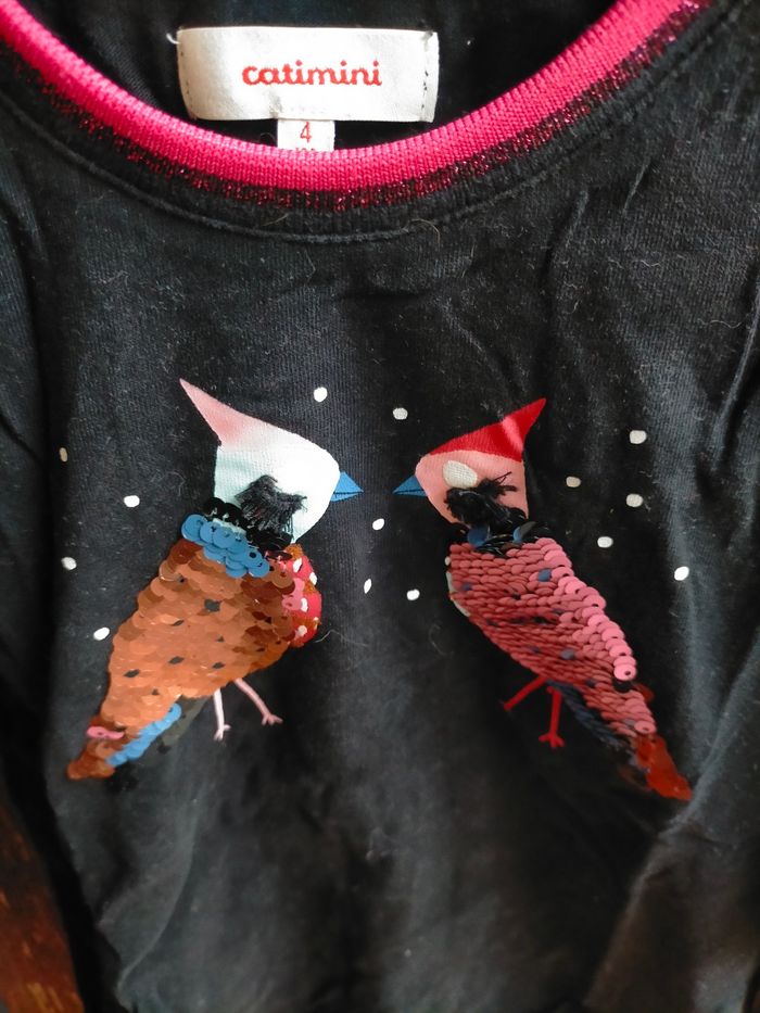 Ravissant tee shirt Catimini 4 ans - photo numéro 2