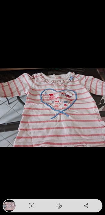 Lots tee short manche longue taille 12 mois
