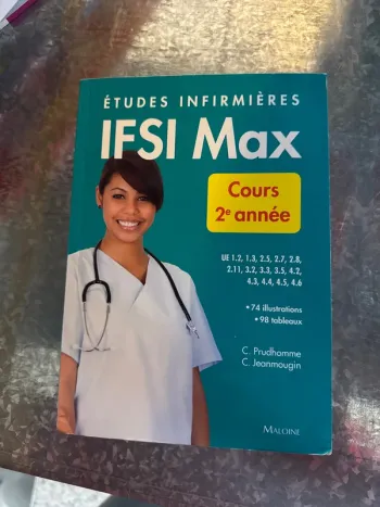 Livre, étude infirmière, IFSI Max