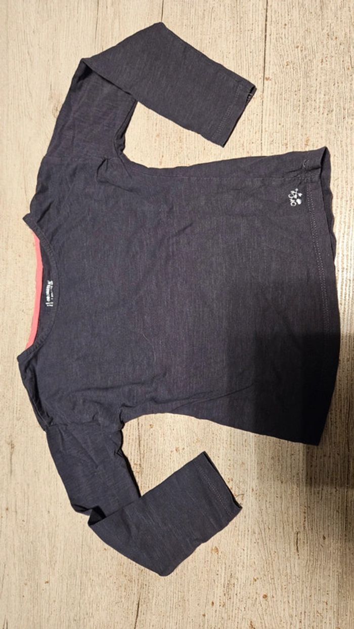 T shirt gris foncé manches longues, Orchestra, 6 ans, nickel - photo numéro 3