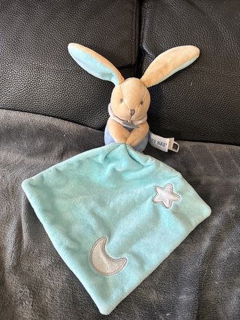 Doudou lapin baby nat’