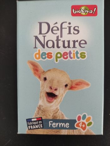 Jeu défi nature des petits