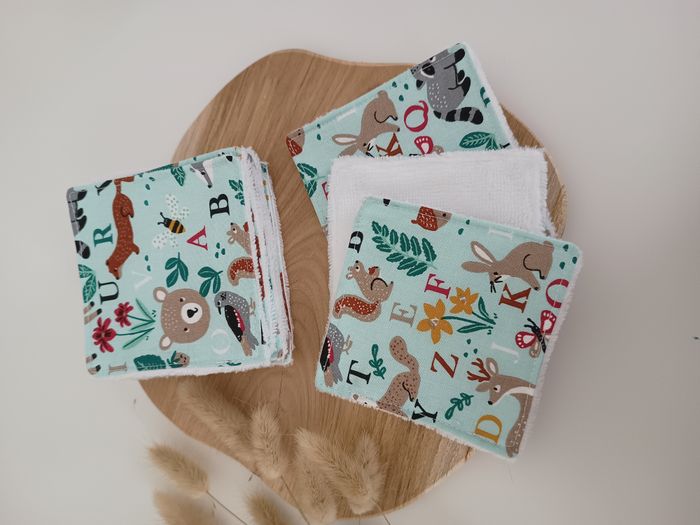 Panier de 10 lingettes lavables - photo numéro 3