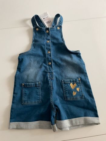 Salopette en jeans 5 ans neuf avec étiquette