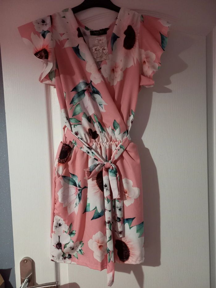 Combishort à fleurs - photo numéro 2