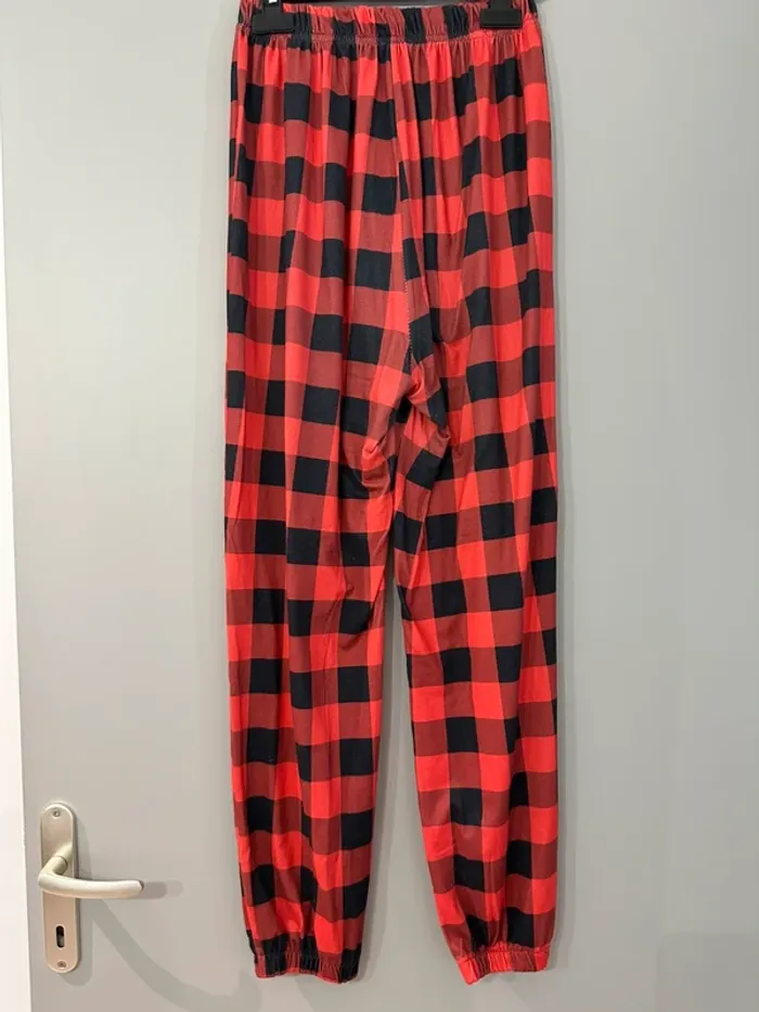 Bas de pyjama à carreaux taille S - photo numéro 2