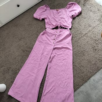 Ensemble Crop top et pantalon large