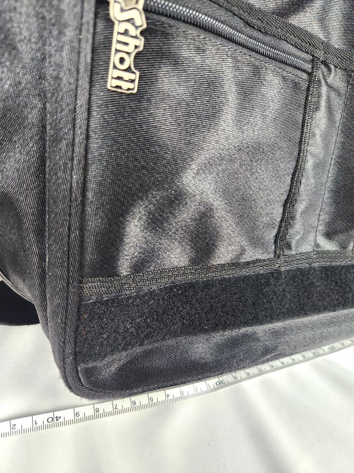 Sac Bandoulière Besace Schott NYC Noir Vintage - Très Bon État - photo numéro 9