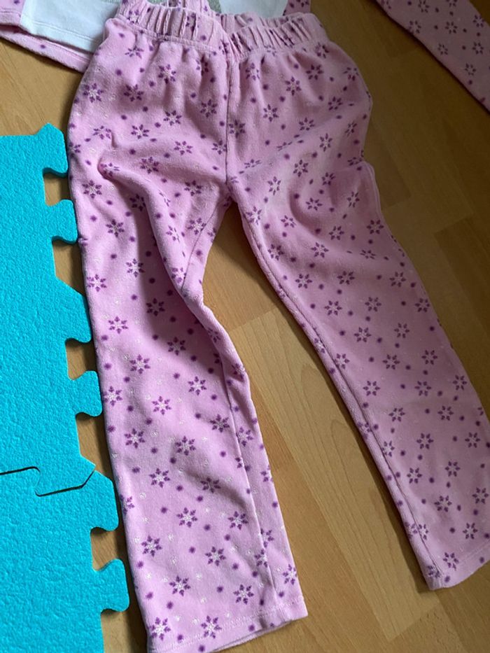 Pyjama en velours Elsa Frozen Disney Taille 6 ans - photo numéro 6
