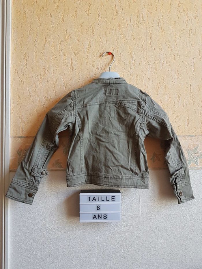 Veste en jeans fille taille 8 ans - photo numéro 2
