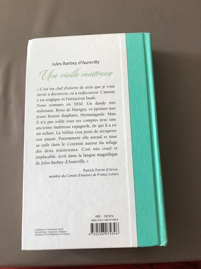 Livre Une Vieille Maîtresse - photo numéro 2