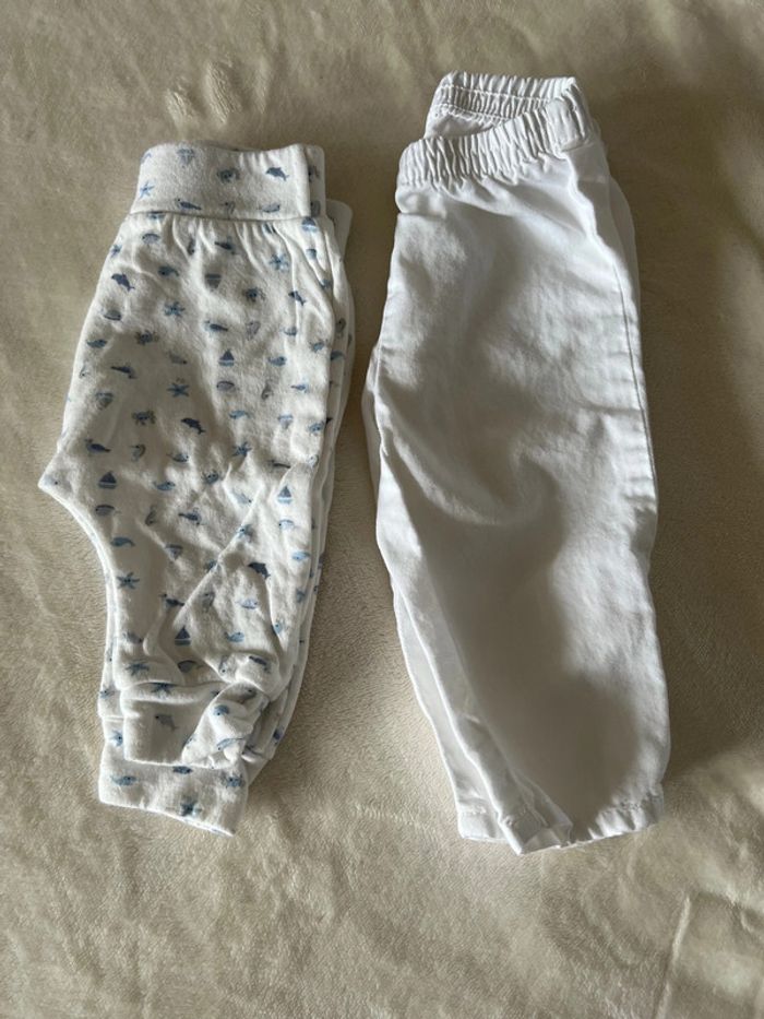 Lot de 2 pantalons Benetton + Noukies - photo numéro 7