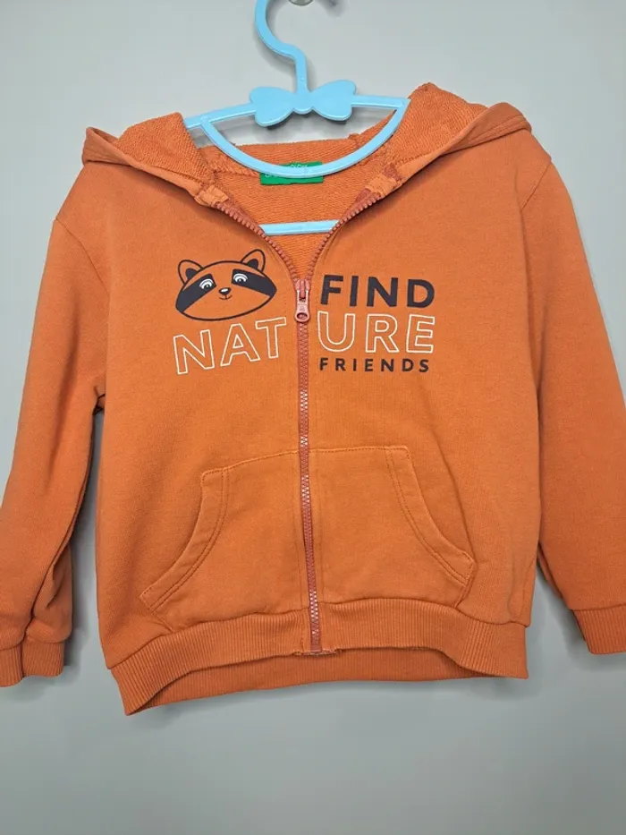 Sweat zippé - Benetton - 18-24 mois - photo numéro 2
