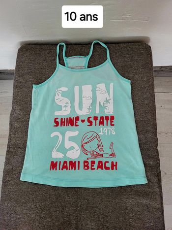 Débardeur Miami Beach 10 ans