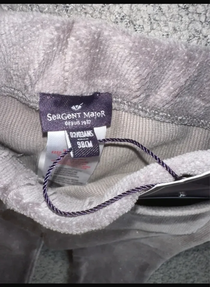 Legging/pantalon chaud gris pailletée Sergent Major - photo numéro 3