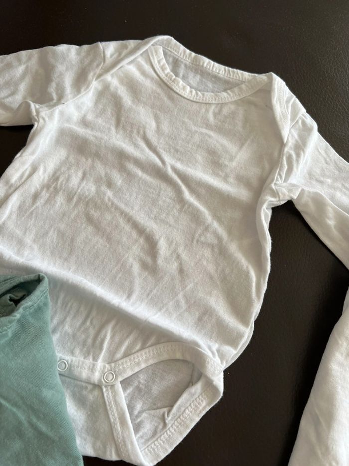 Lot de 3 bodys manches longues - photo numéro 2
