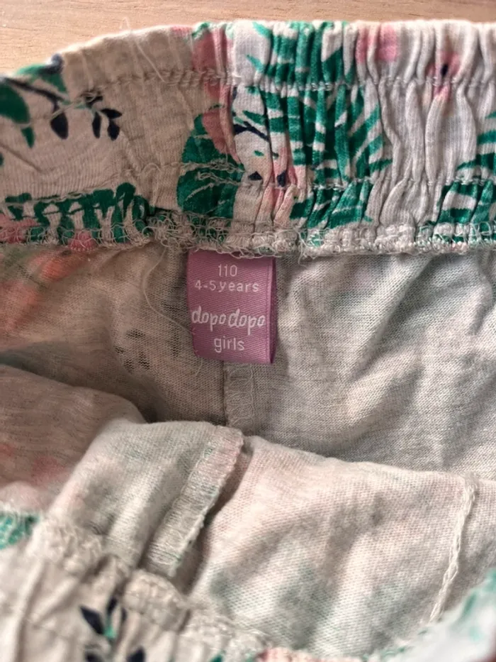 Short en coton fleuri dopo dopo 4 ans - photo numéro 2