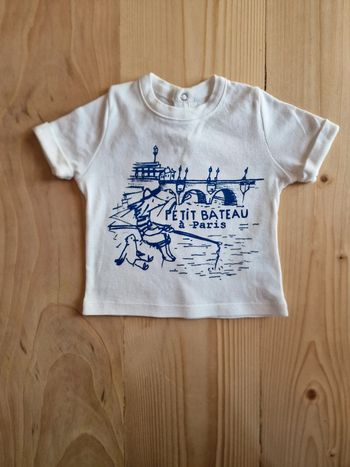T-shirt Petit Bateau 6 mois