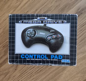 Manette officielle SEGA Megadrive - Control Pad - En boite - Bouton Rouge