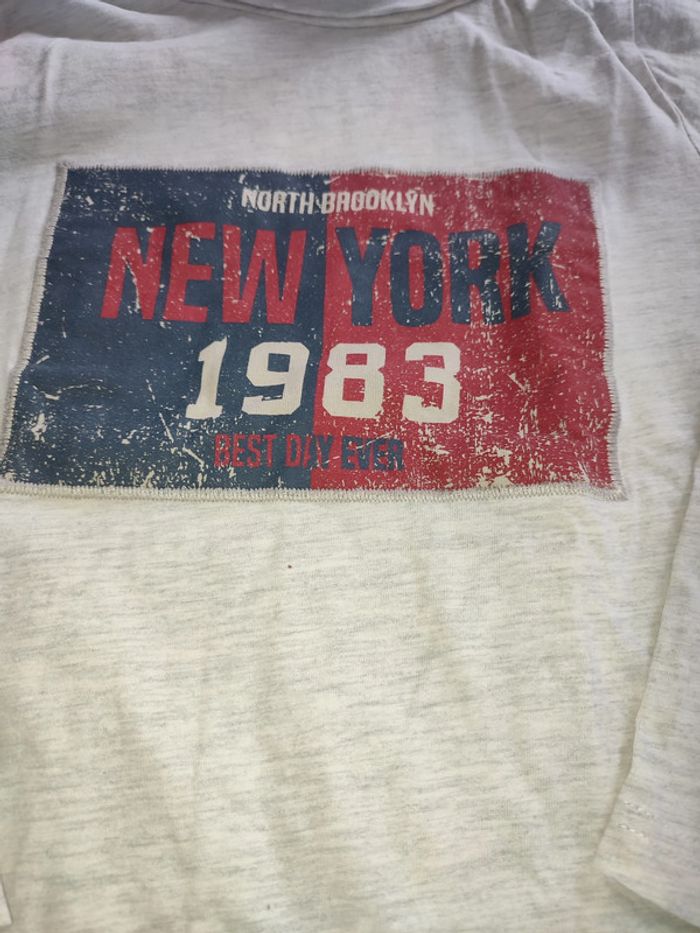 Sous pull gris New York - photo numéro 2