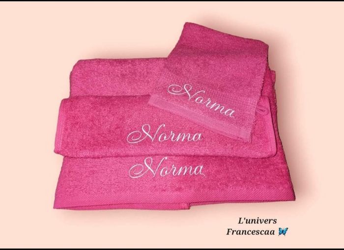 Lot Serviette + gant